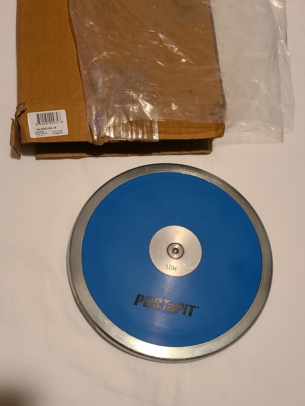 PORTaPIT High School Male Athlete Discus 1.6k By BSN Sports Track Field Disc
